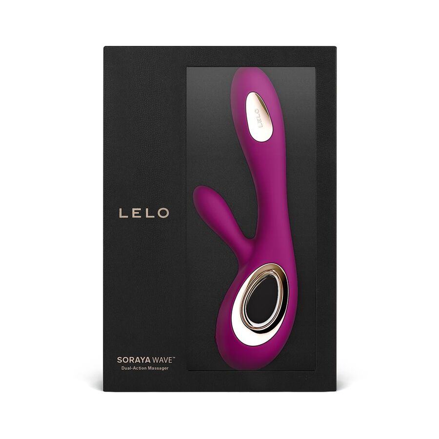 Vibrador Coelho LELO Soraya Wave Deep Rose com tecnologia WaveMotion para prazer duplo