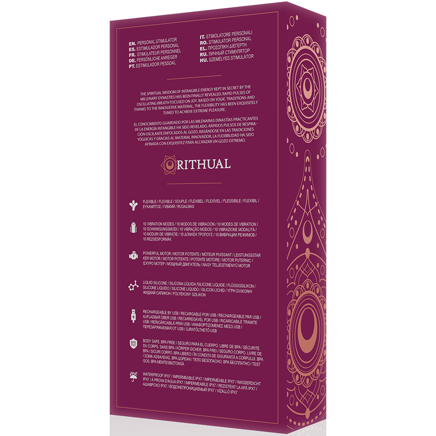 Rithual – Estimulador Recarregável Ponto G Kriya em Silicone Médico