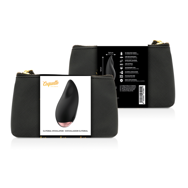 Estimulador Clitoriano Coquette Chic Desire | Recarregável, 10 Vibrações e Silicone
