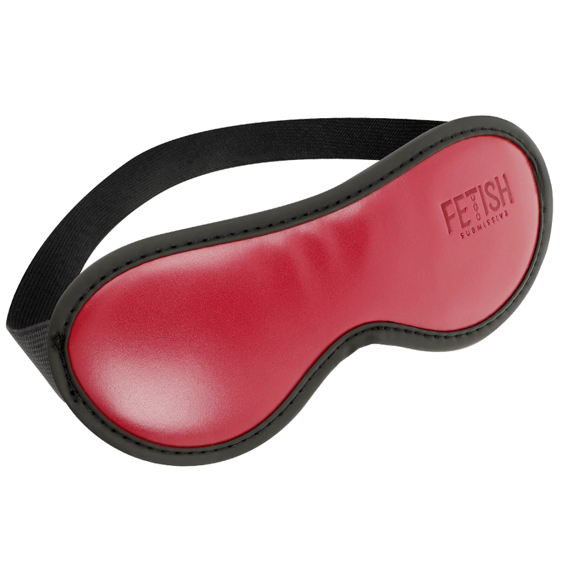 Fetish Submissive Dark Room – Máscara de Couro Vegano com Forro de Neoprene