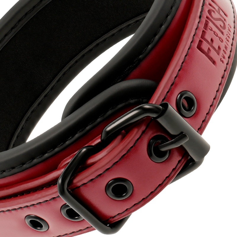 Fetish Submissive Dark Room – Colar de Corrente com Forro de Neoprene