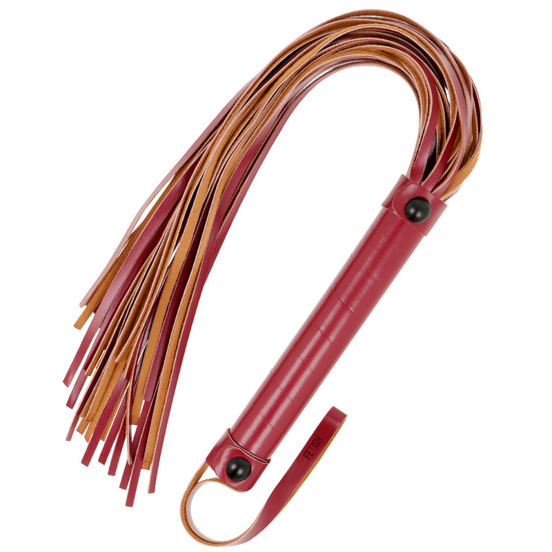 Fetish Submissive Dark Room – Chicote de Couro Vegano 28 cm