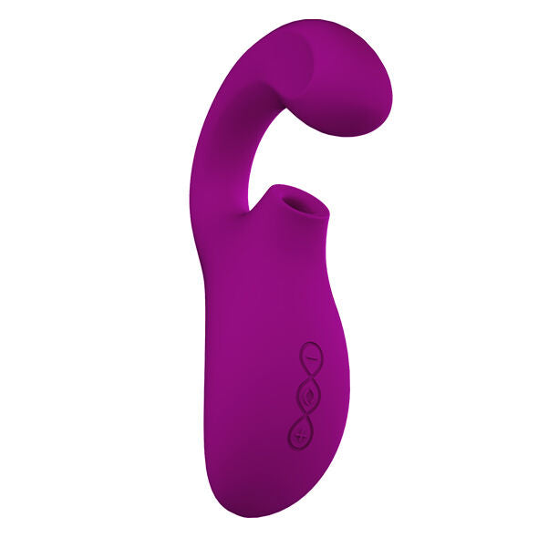 LELO ENIGMA Massageador Sônico Dupla Ação Clítoris e Ponto G Deep Rose, para prazer híbrido inovador.