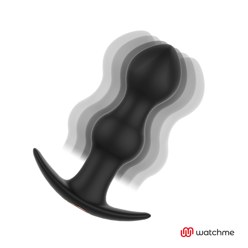 Vibrador anal ANBIGUO Tibério com controle remoto Watchme em silicone macio