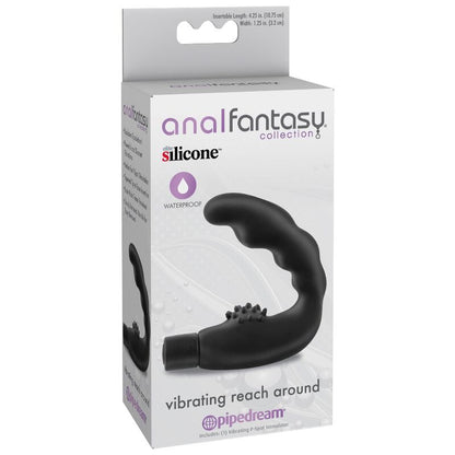Detalhe do Vibrador Anal ANAL FANTASY Reach Around, mostrando seu design curvo e material de silicone.