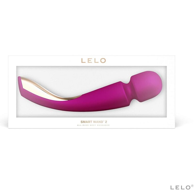 LELO Smart Wand 2 Médio Rose Profundo, massageador corporal premium com design ergonómico e silicone suave.