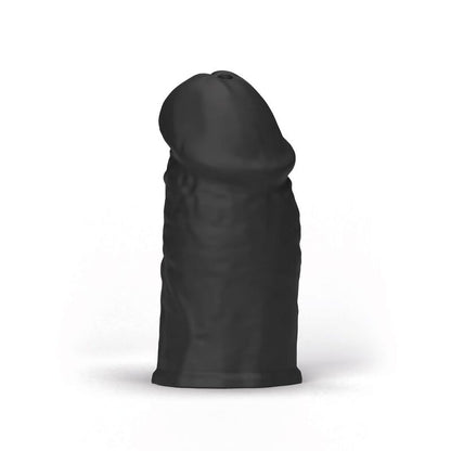 Close-up do Masturbador ALL BLACK E-Boy com textura interior em zig-zag