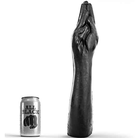 Punho Gigante Fisting All Black | Dildo de Braço Realista em PVC - 40cm