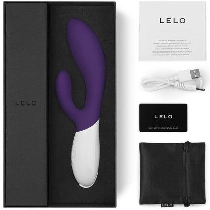 Vibrador LELO INA WAVE 2 Luxury com tecnologia WaveMotion em cor lilás.