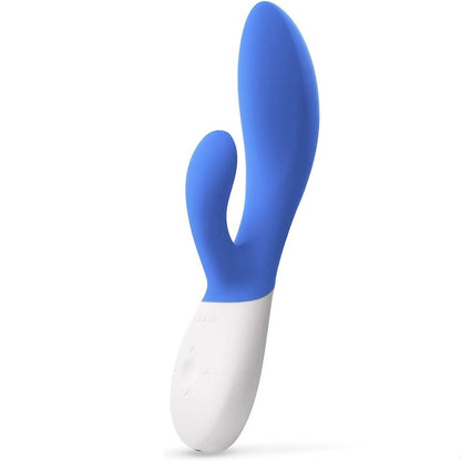 Close-up do vibrador de luxo LELO Ina Wave 2 com tecnologia WaveMotion™ e design ergonómico.