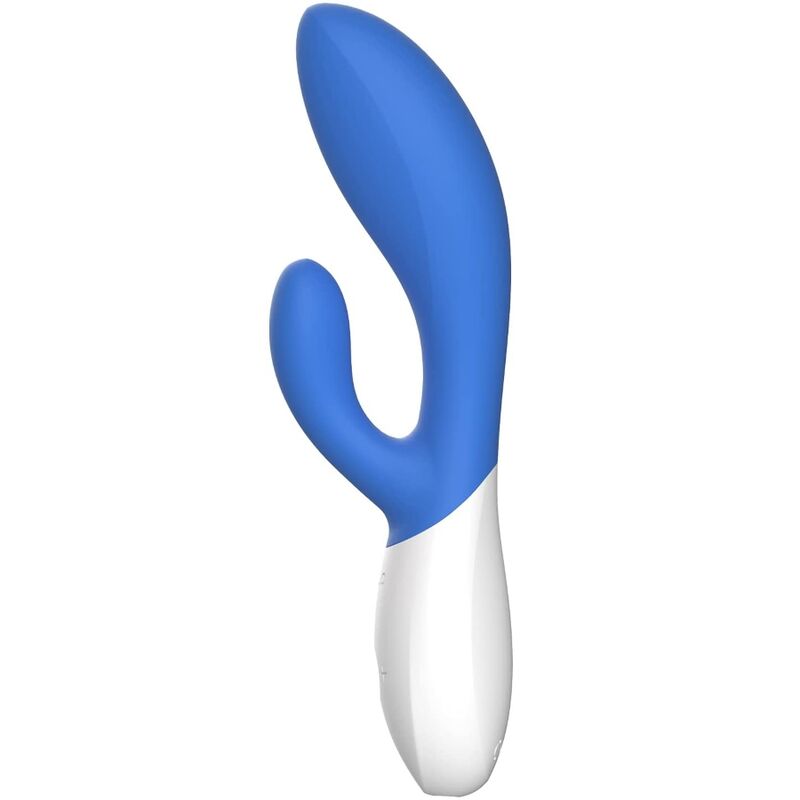 Close-up do vibrador de luxo LELO Ina Wave 2 com tecnologia WaveMotion™ e design ergonómico.