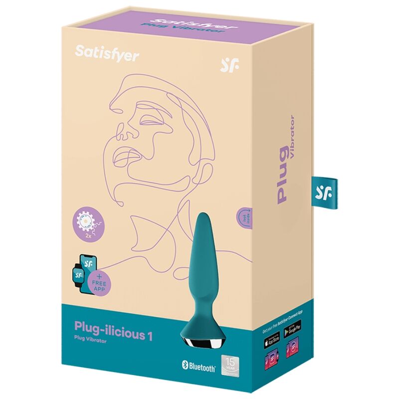 Satisfyer Plug-ilicious 2 Vibrador Anal Verde com Controlo por App