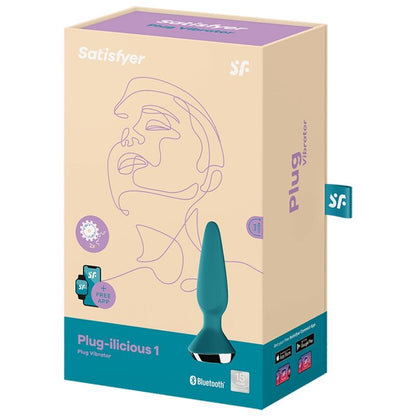 Satisfyer Plug-ilicious 2 Vibrador Anal Verde com Controlo por App