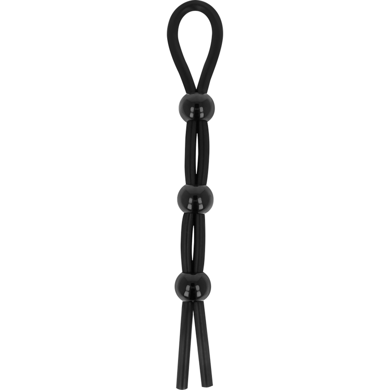 OHMAMA FETISH Anel Peniano e de Testículos de Silicone para ereções e prazer prolongado.