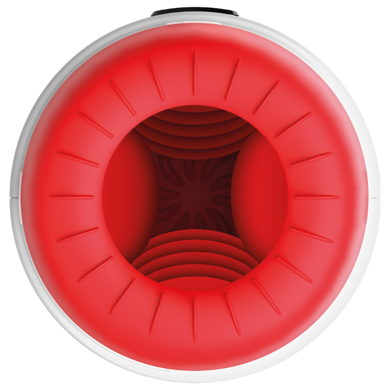 Detalhe do Masturbador Masculino Jamyjob Rocket com funções de vibração e compressão