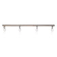 Ohmama Fetish – Barra de Restrição com 4 Ganchos (63,5 cm)