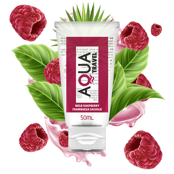 Aqua Travel – Lubrificante com Sabor a Framboesa Selvagem (50 ml)