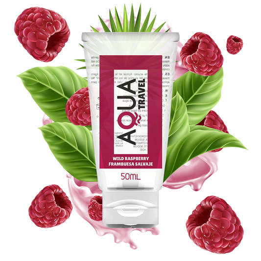 Lubrificante Aqua Travel | Sabor Framboesa Silvestre, À Base de Água - 50ml