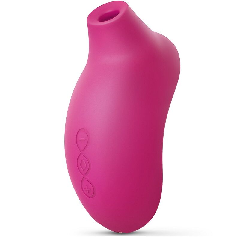 LELO Estimulador de Clitóris SONA 2 Cereja em destaque, mostrando seu design ergonômico e material de silicone.