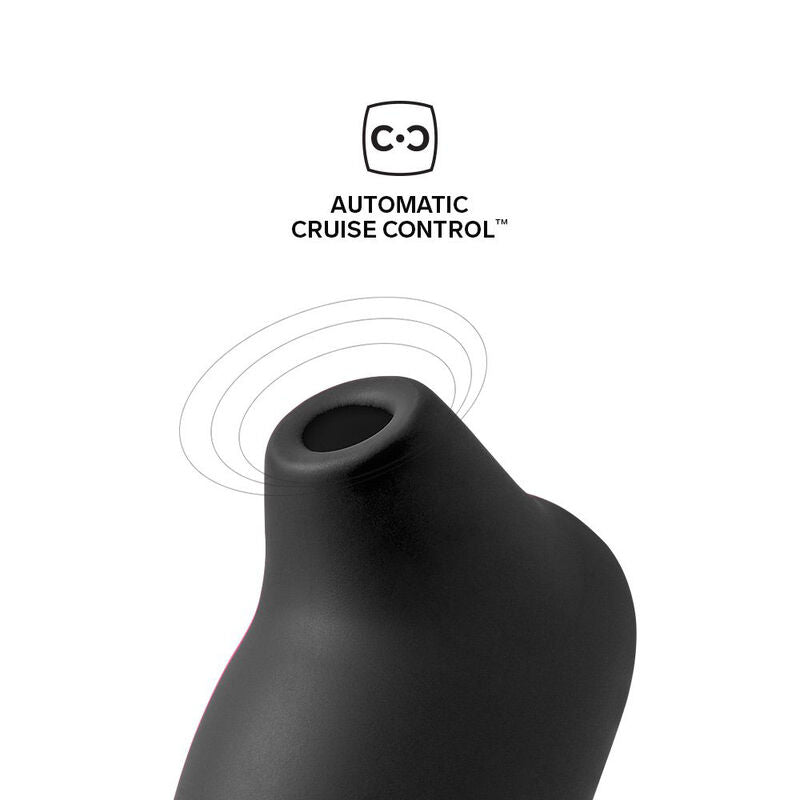 Detalhe do LELO Estimulador de Clitóris SONA 2 Cruise Preto, destacando o design elegante e a textura do silicone.