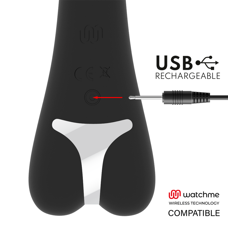 Detalhes do Vibrador BRILLY GLAM Ryan Wireless Watchme com design elegante e funcional.