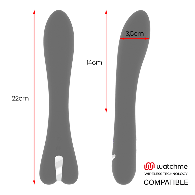 Detalhes do Vibrador BRILLY GLAM Ryan Wireless Watchme com design elegante e funcional.