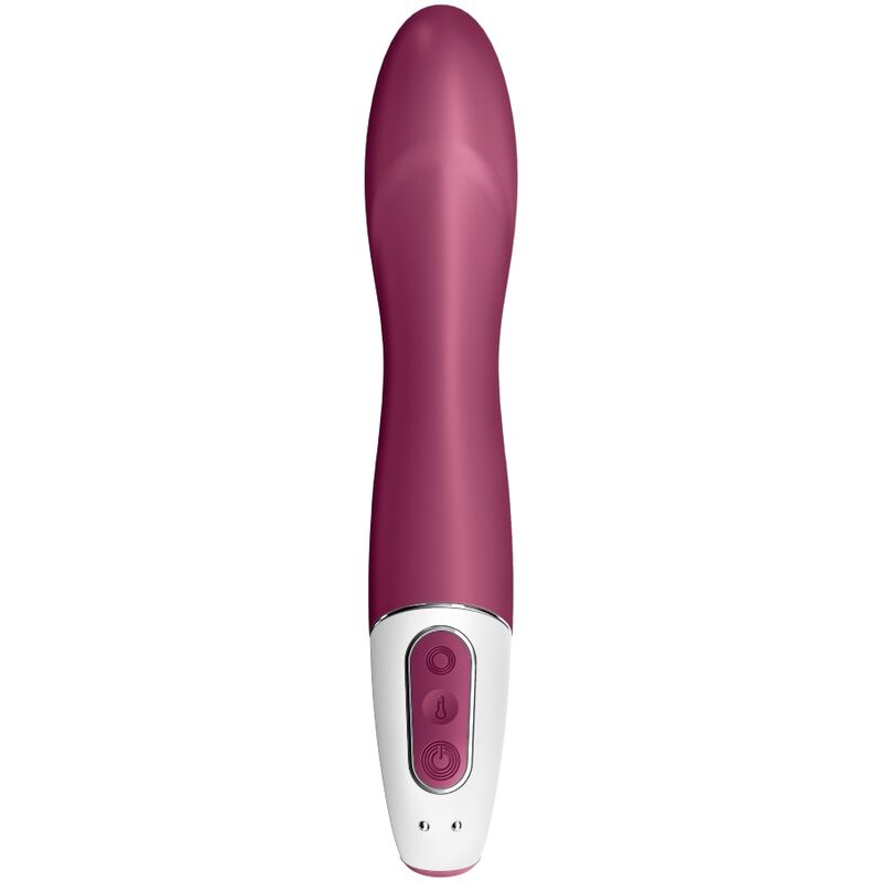 Vibrador Satisfyer Big Heat com aquecimento e app, ideal para estimulação do ponto G.