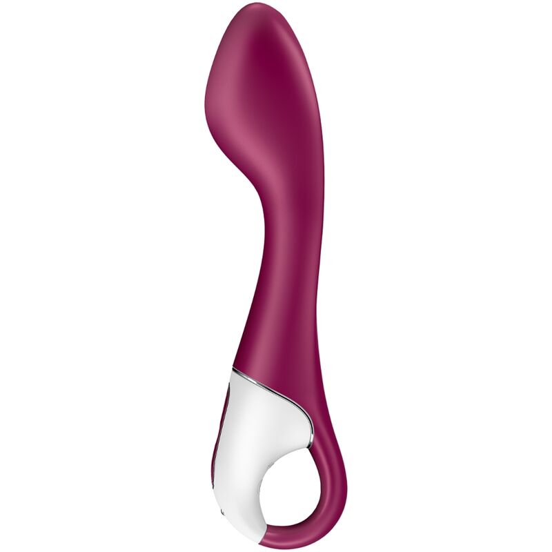 Vibrador Satisfyer Hot Spot Ponto G Aquecido com design ergonómico e ponta volumosa para estimulação G-Spot.