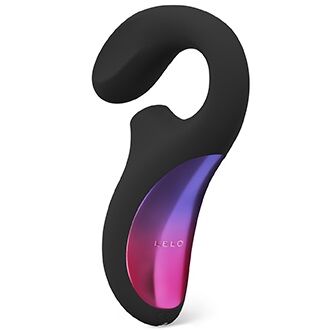 LELO ENIGMA Cruise Vibrador Sónico Duplo G e Clítoris em preto, exibindo seu design elegante e ergonómico.