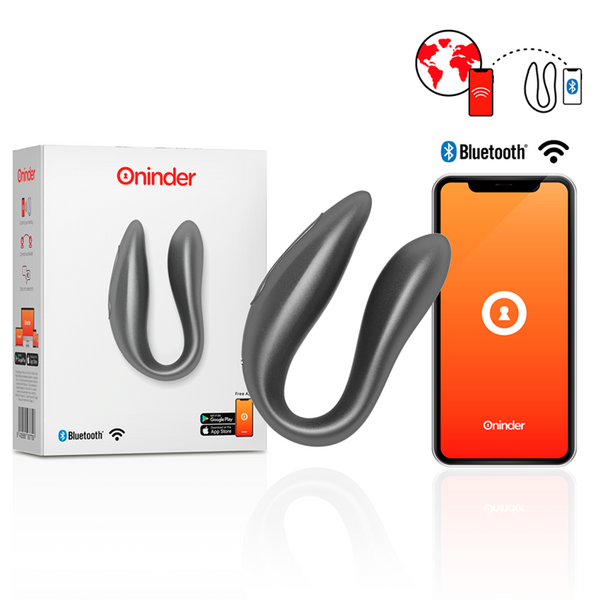 ONINDER – Lisboa G-Spot & Clitoral Stimulator Black – Aplicativo Gratuito
