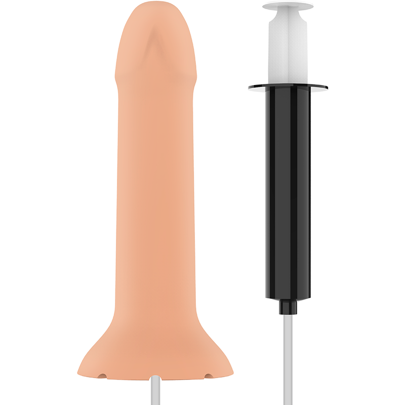 MYTHOLOGY Dildo Ejaculador Flipper Original em silicone macio, com base de sucção e função de ejaculação.