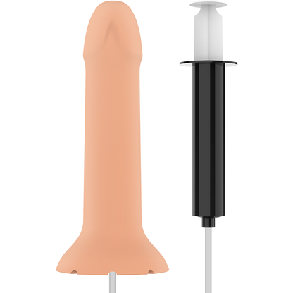 MYTHOLOGY Dildo Ejaculador Flipper Original em silicone macio, com base de sucção e função de ejaculação.
