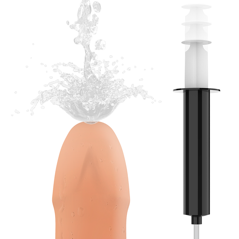 MYTHOLOGY Dildo Ejaculador Flipper Original em silicone macio, com base de sucção e função de ejaculação.