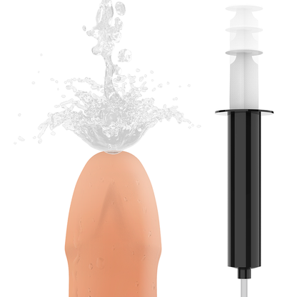 MYTHOLOGY Dildo Ejaculador Flipper Original em silicone macio, com base de sucção e função de ejaculação.
