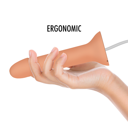 MYTHOLOGY Dildo Ejaculador Flipper Original em silicone macio, com base de sucção e função de ejaculação.