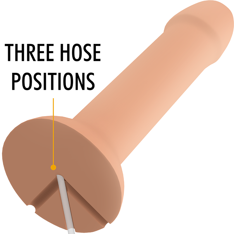 MYTHOLOGY Dildo Ejaculador Flipper Original em silicone macio, com base de sucção e função de ejaculação.