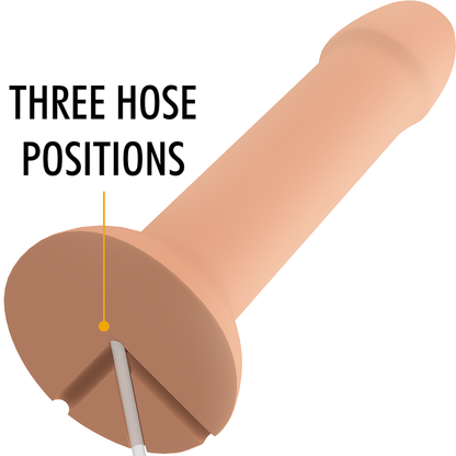 MYTHOLOGY Dildo Ejaculador Flipper Original em silicone macio, com base de sucção e função de ejaculação.