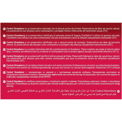 Preservativos CONTROL Adapta Morango 144 Unidades para segurança e prazer