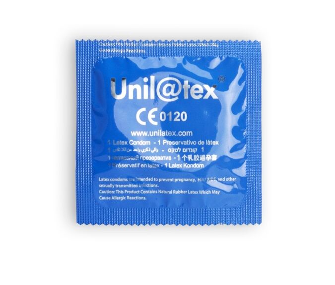 Unilatex – Preservativos Naturais Liso e Lubrificado (144 Unidades)