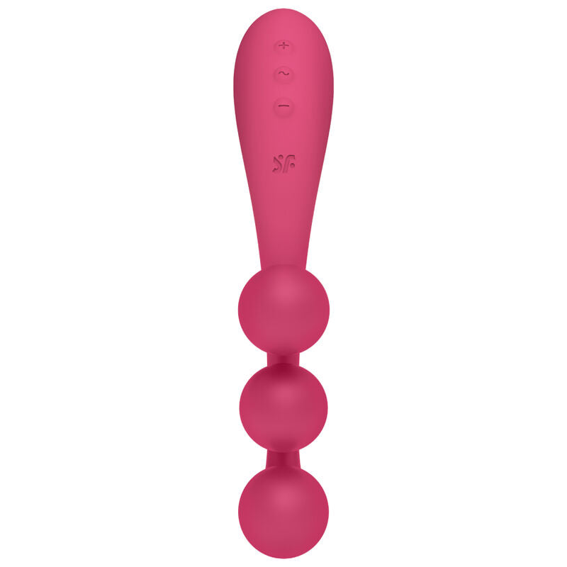 Satisfyer Multivibrador Tri Ball 1 Vermelho para estimulação multi-ponto