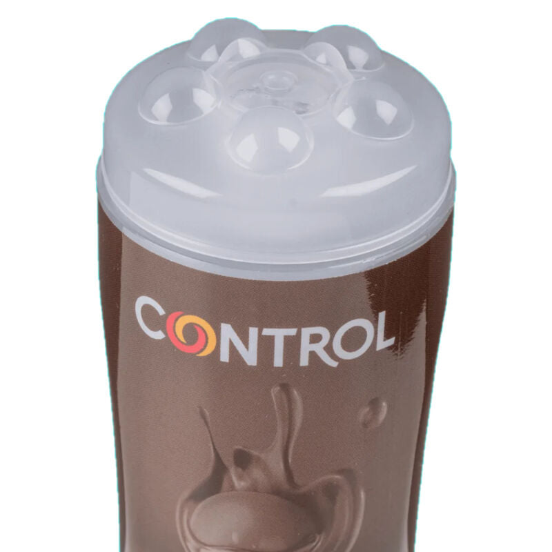 CONTROL Gel de Massagem 3 em 1 Bolha de Chocolate 200 ML com tampa massageadora