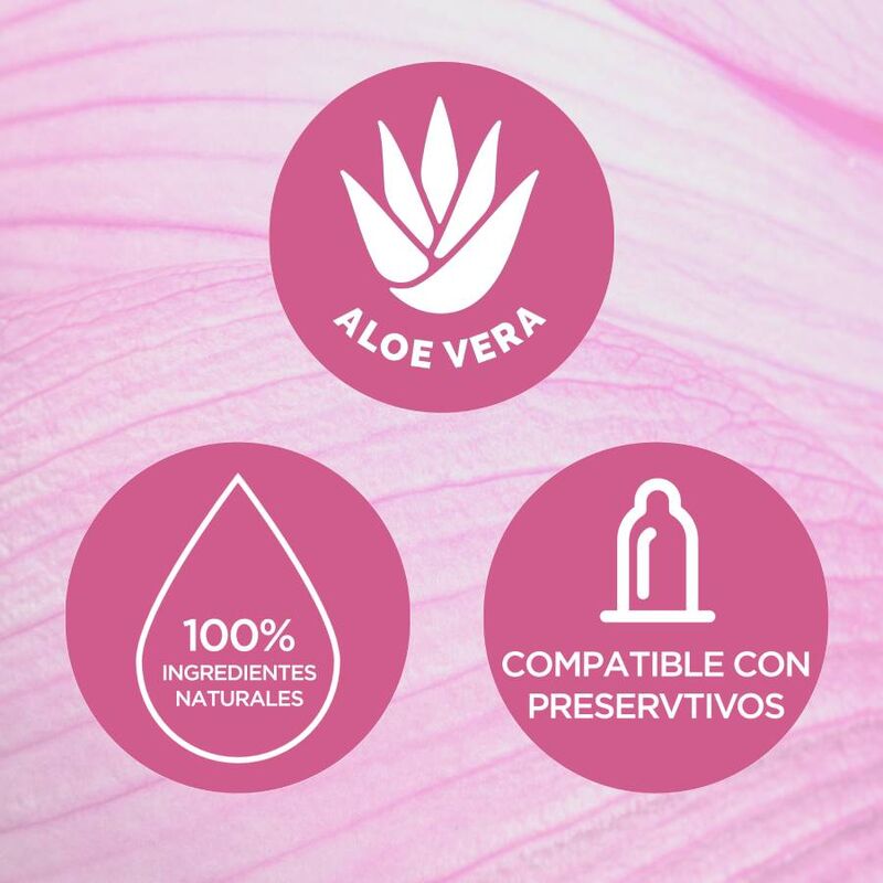 Close-up do lubrificante íntimo DUREX Naturals Extra Sensível 100ml, destacando a embalagem e a sua formulação natural.