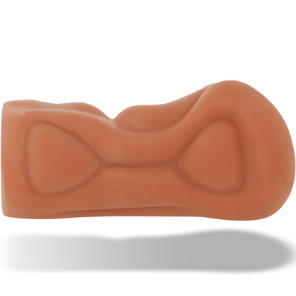 Jamyjob Signature Masturbador Vagina Brandy, mostrando a textura e o design realista para prazer masculino