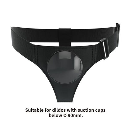 Arnês Universal PRETTY LOVE Preto para uso com dildos e vibradores.