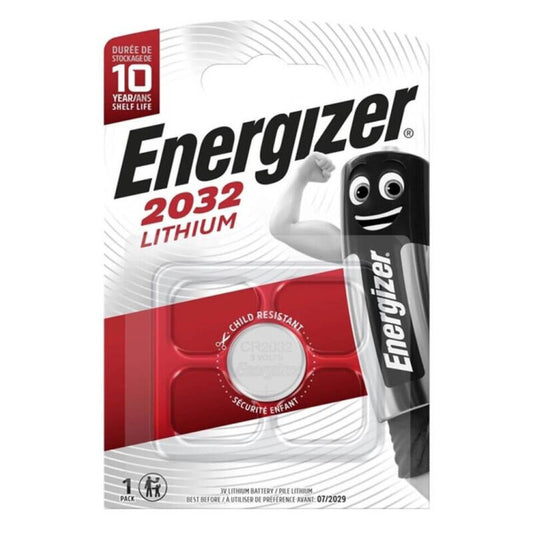 Bateria botão de lítio Energizer CR2032 3V, para dispositivos eletrónicos