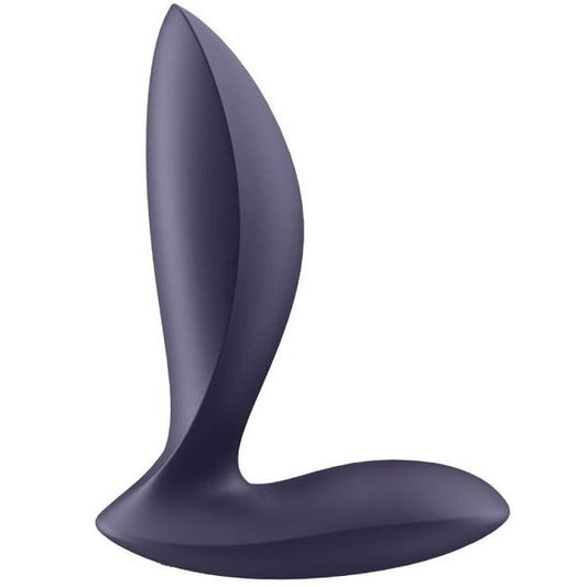Satisfyer Plug Anal Vibratório Power Plug Roxo com Conectividade App