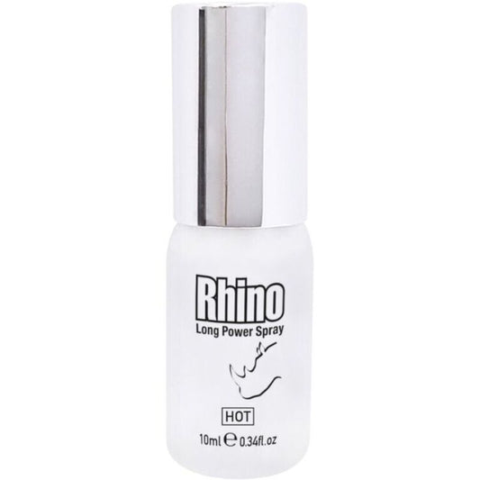 HOT RHINO LONG POWER SPRAY 10ml para prolongar o prazer e combater a ejaculação precoce.