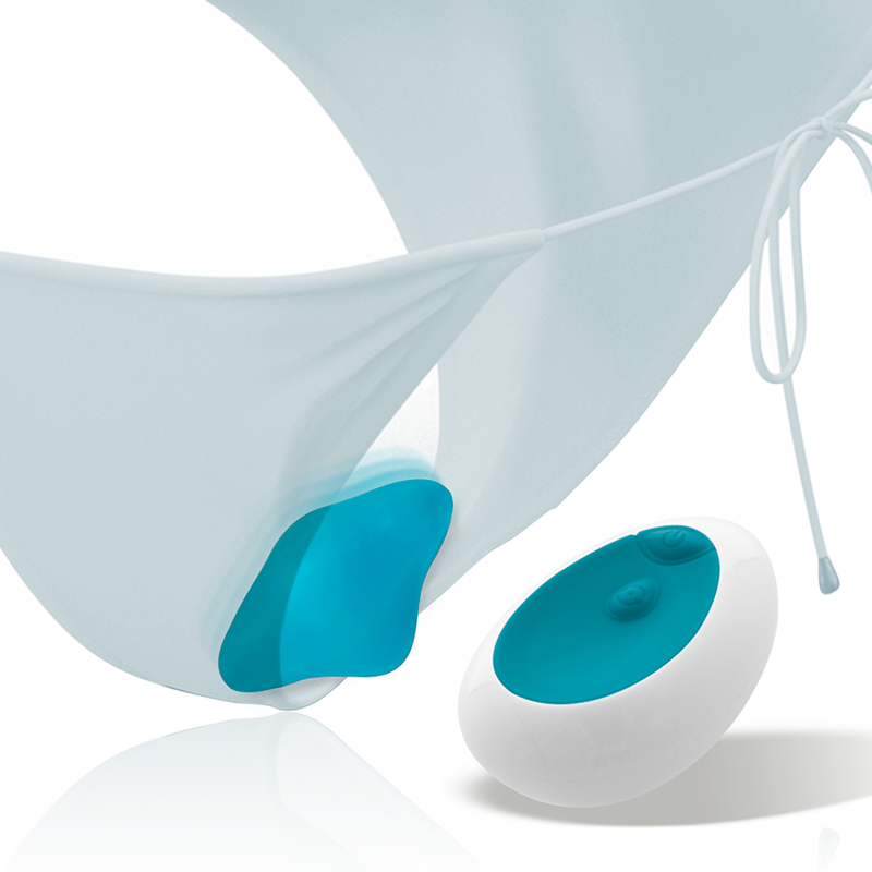 Close-up of the Intense Samantha Panty Vibrador with Remote Control, showcasing its design and features.