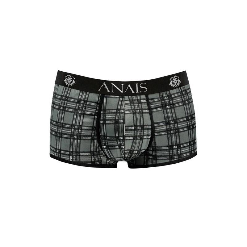Boxer masculino ANAIS MEN Balance S em microfibra macia com estampa xadrez.