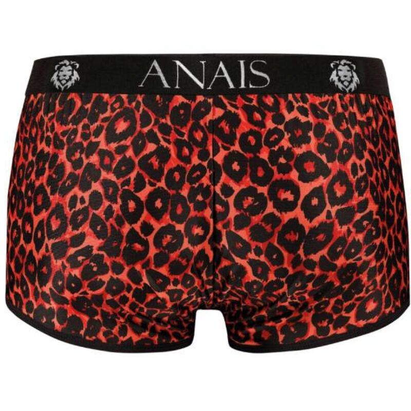 Boxer Masculina Tribal S Anais, mostrando detalhes da estampa e do tecido.